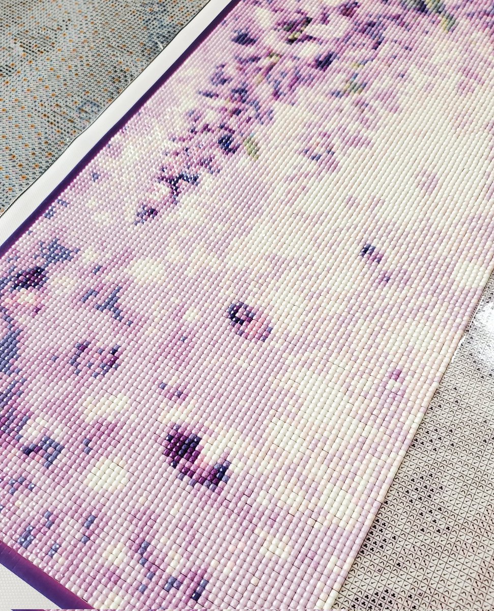ずーっとパープル💜満足です(*´-`) 大好きな藤の花と誕生石の