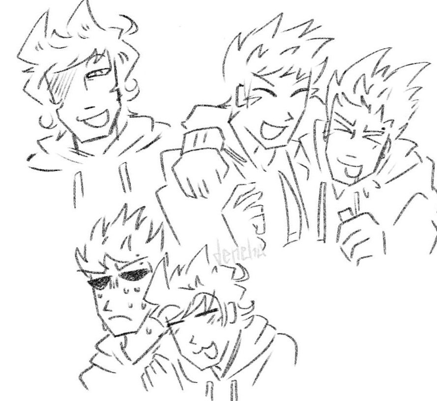 denchaXP's tweet photo. some doodles #eddsworldart #eddsworld https://t.co/l4EpLI3rPm