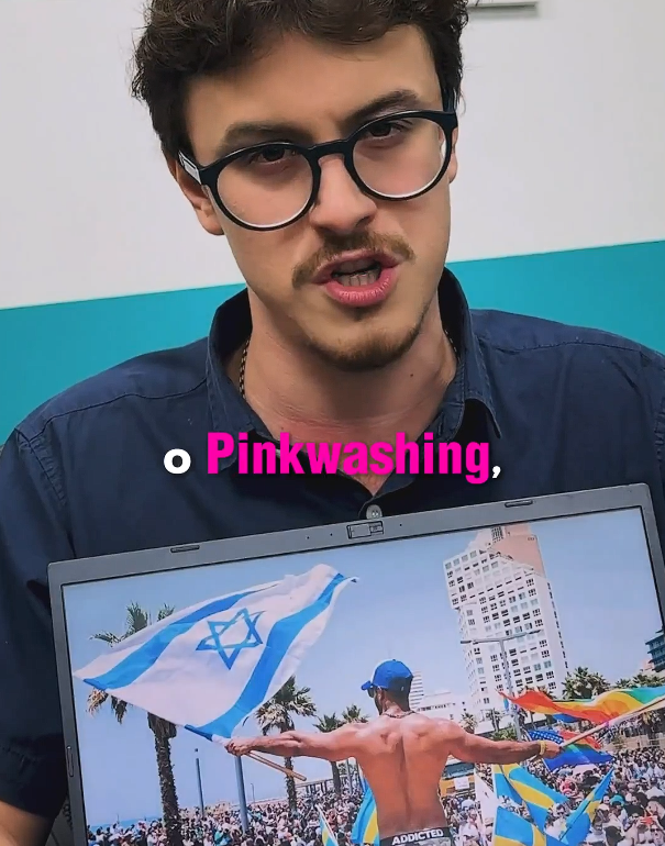 VivendasdaBarra's tweet photo. O atrevimento desse semihetero retardado em atrelar "pinkwashing" a Israel, único país da região em que gays e lésbicas possuem liberdade inclusive, sim, de terem seus casamentos reconhecidos, enquanto ele esteve desfilando na parada com apologia a um povo profundamente anti-gay https://t.co/87m0nJTQhH