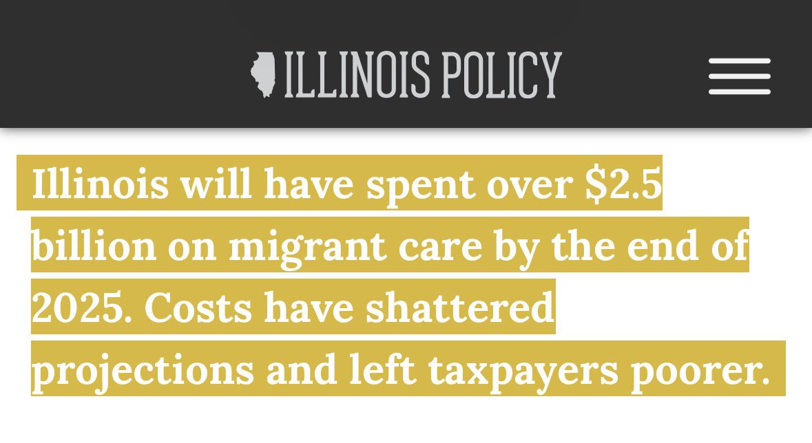 flapprdotnet's tweet photo. Illinois ranks:

- first in effective property tax rates
- second in state gas taxes
- eighth in average combined state and local sales taxes

I'd rather give the Bears property tax certainty than 2.5 billion to illegals for healthcare. https://t.co/XpicOSkumk