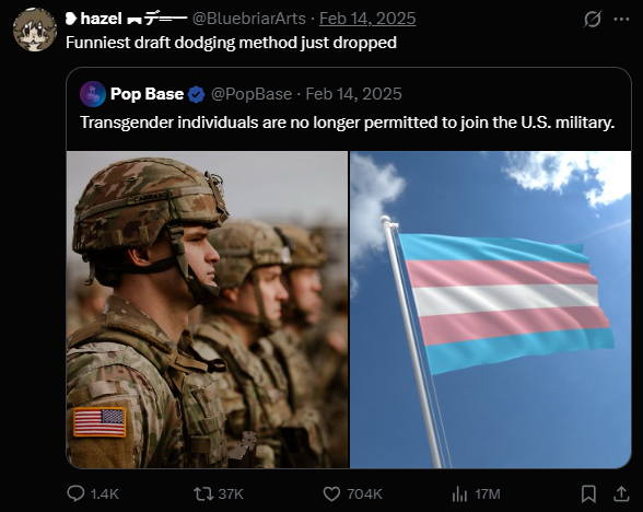 BluebriarArts's tweet photo. "what was your biggest impact on the internet"

my most liked post ever... that day, 17 million people witnessed the true posting prowess of hazel https://t.co/s6STqMLCQ9