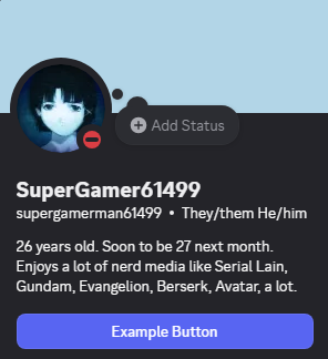 SuperGamer61499's tweet photo. I should just make it  clear that I have a new Discord. Because I can't get back in the old one. If you see my tag @ SuperGamer61499 tagging you about a game BLOCK. https://t.co/EyLXr5QaRO