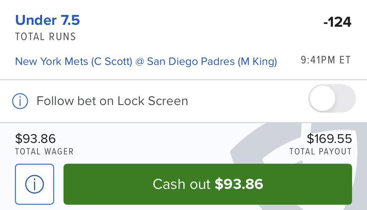 OutofLineBets's tweet photo. 🪜 Day 2 $50 → $10,000 Challenge 🪜

Mets/Padres Under 7.5 -124

❤️‍🔥 = CLIMBING https://t.co/rftx3T0s2x