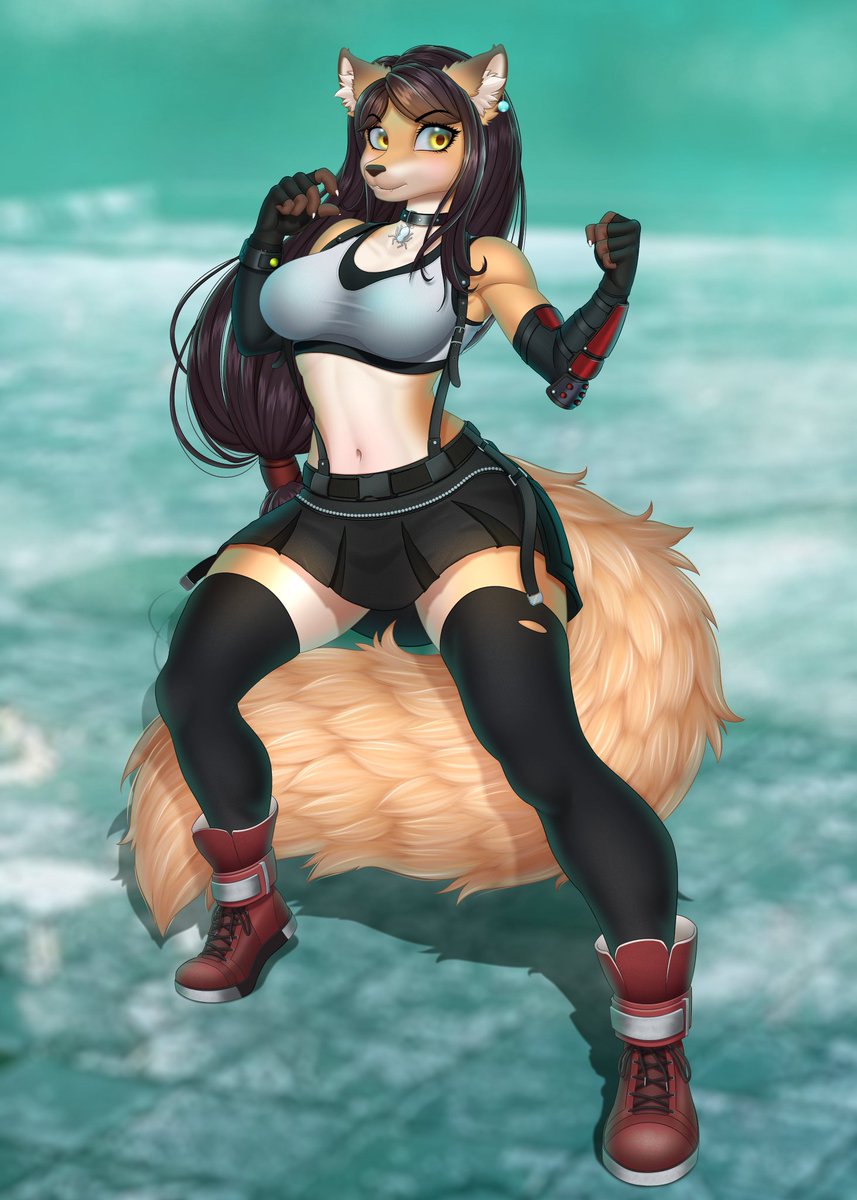 CollarSpider's tweet photo. Tifa Cosplay
Art by @Dwality_Art https://t.co/rgB1b4YWQx