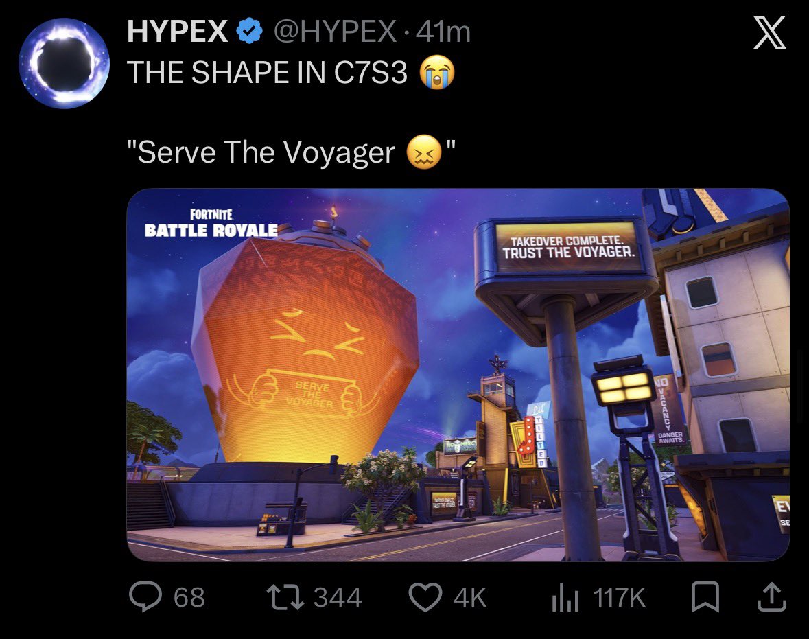 FFiveheadd's tweet photo. Why is the dark voyager literally just Fortnite Hitler? https://t.co/zAY3jN9vrG