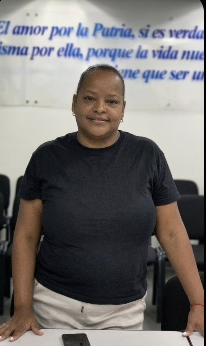 thelmafernandez's tweet photo. Esta señora es la Juez Angelimar Carmona quien lleva la causa de la Juez Afiuni, es la misma que se niega a cerrar el caso pese a que la Juez ya ha cumplido más de 3 veces la pena impuesta por un delito inventado, su argumento es que está esperando la orden de @jorgerpsuv https://t.co/taALBpHC40