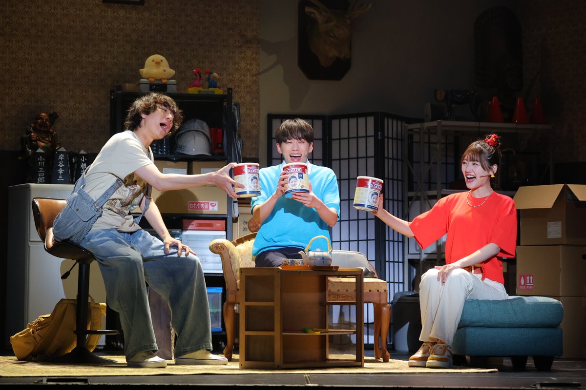 asian_hana's tweet photo. 基俊介(IMP.)・佐々木美玲・落合モトキ トリプル主演 
舞台『ぴーすおぶせーふ』公開ゲネプロ＆囲み取材🌟 
＜オフィシャルレポート＞

https://t.co/lWId3Mt4OX

@poc_ntv 
#ぴーすおぶせーふ #ぴーす2
#基俊介(#IMP.) #佐々木美玲 #落合モトキ https://t.co/Dist0XFQd6