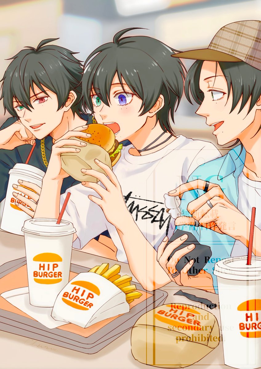 churukichi1's tweet photo. #6月6日はブクロの日

❤️💙💛😋😋😋🍔🍟🥤 https://t.co/oLKRPXkw1c