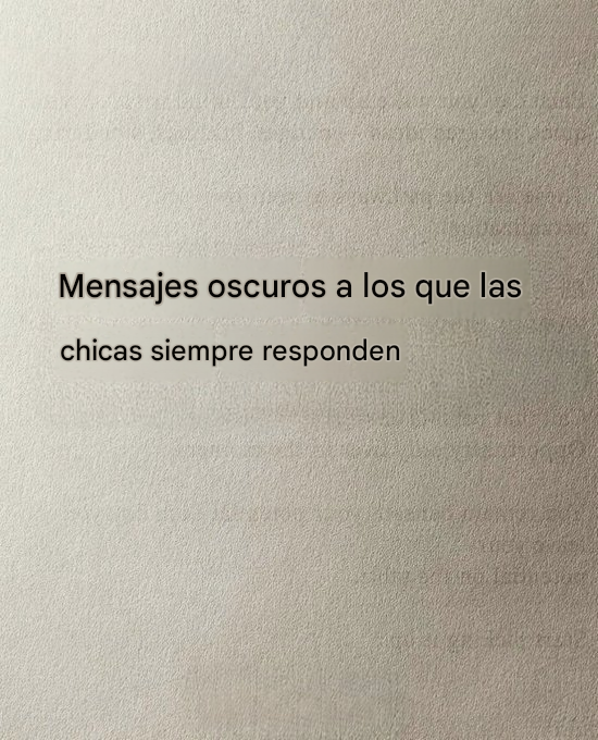 thomaslizanav's tweet photo. Mensajes oscuros a los que las chicas siempre responden

-Hilo- https://t.co/ya1Mf75s0r