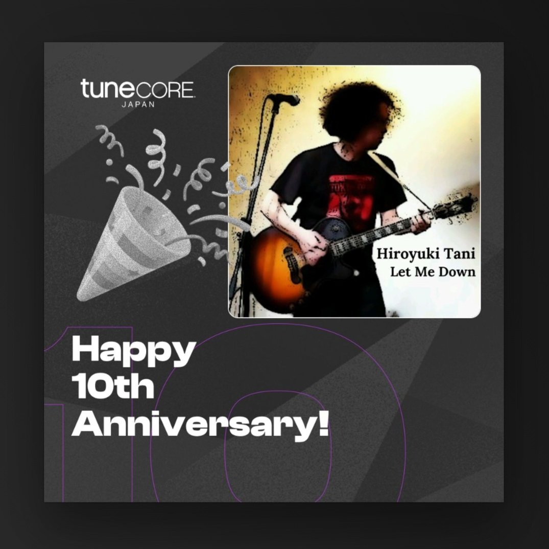 hiroyukitani_jp's tweet photo. 今日でリリース10周年だそうです🎉
2曲同時配信リリースって当時流行ったんです😅
つまりニューアルバムを作りはじめて10年😱
ライブでもよく歌ってる2曲なので、これからもいっぱい聞いて下さい♪
#LetMeDown
https://t.co/XR72ARqdvZ
#泣くなよベイビー ~Acoustic Ver~
https://t.co/OwKXSivLjk https://t.co/gSHOhZj1uX