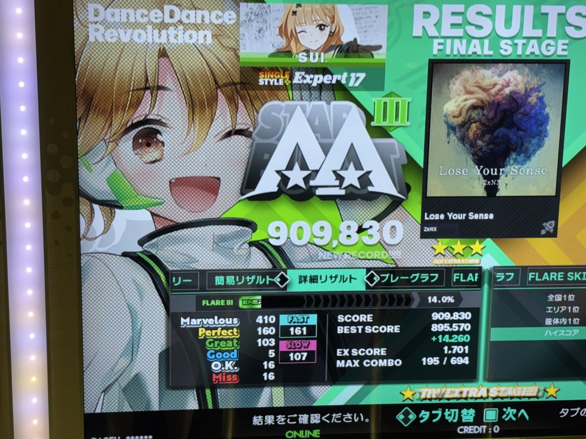 ___ss3's tweet photo. 17の新規AA×3と1桁×1
高速系は割かし体制が付いてきたのかな
単発系の精度も意外と良さげ https://t.co/EPNiiqkNvo