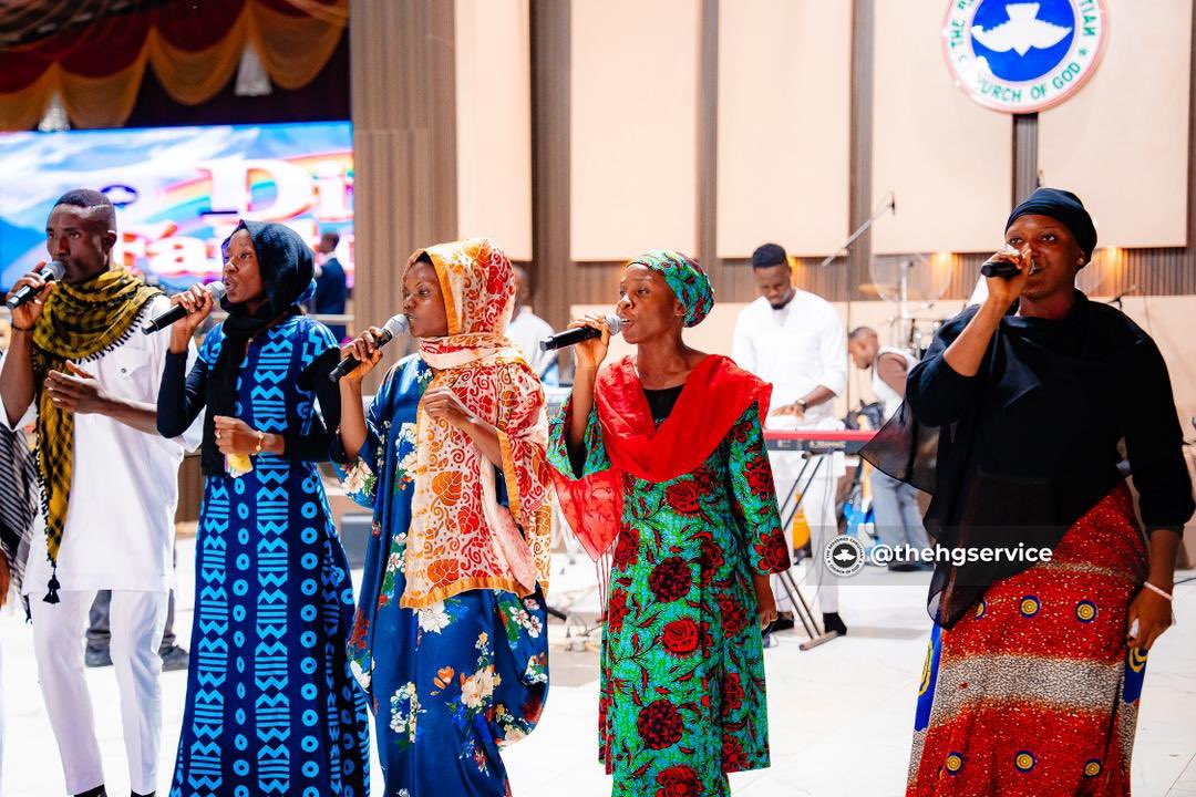 TheHGService's tweet photo. Representing the Northern Zone, the Youth Province 6 Mass Choir ministered unto the Lord in songs.

June 2026 Holy Ghost Service
#DivineFaithfulness https://t.co/oqzLAzfHMg