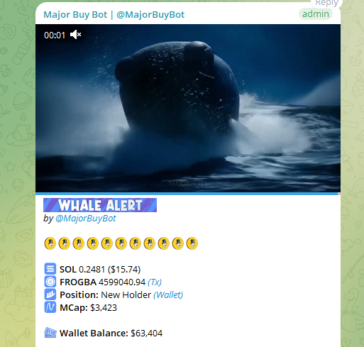 officialfrogba's tweet photo. π³ WHALE ALERT π³
A $63,000 wallet just bought $FROGBA πΈπ₯
Smart money keeps finding us.
World Cup in 5 days. Bonding curve climbing. Whales are in.
Are you? π
$FROGBA | Not financial advice
#FROGBA #Solana #WhaleAlert https://t.co/Sh4GRZIsSA