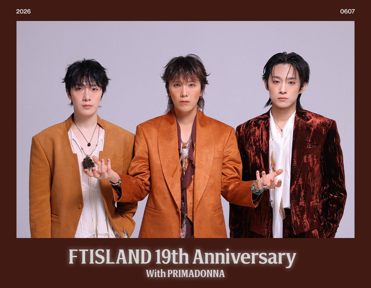FNC_ENT's tweet photo. [Anniversary] #FTISLAND데뷔19주년 #FTISLAND_19th_Anniversary
2026.06.07 #FTISLAND 의 데뷔 19주년을 축하해주세요♥ @FT_FANCLUB https://t.co/vcjuzGvHvx