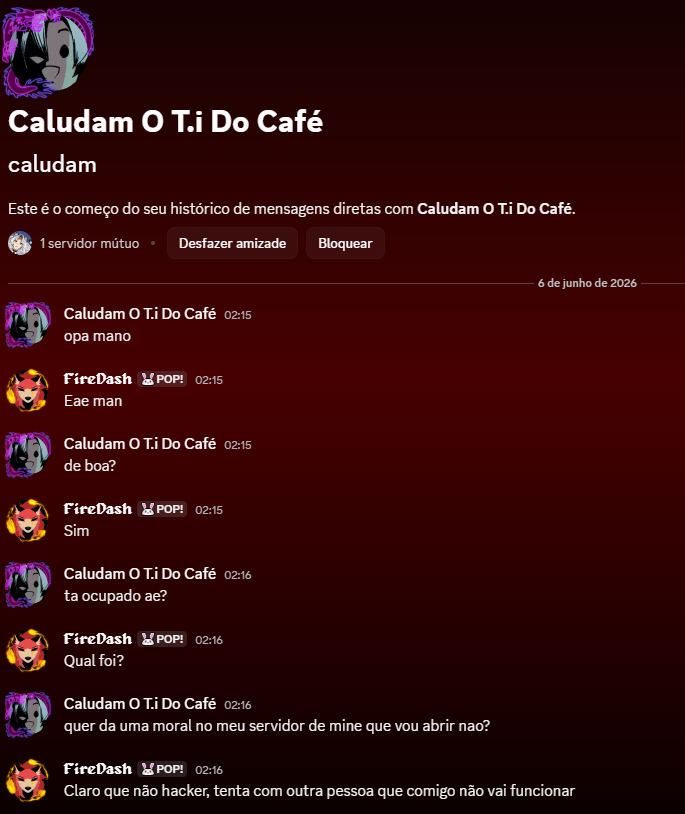 FireDash1337's tweet photo. @CaludamBv2 Pelo visto tentaram comigo https://t.co/2m2ZMWT2Vk