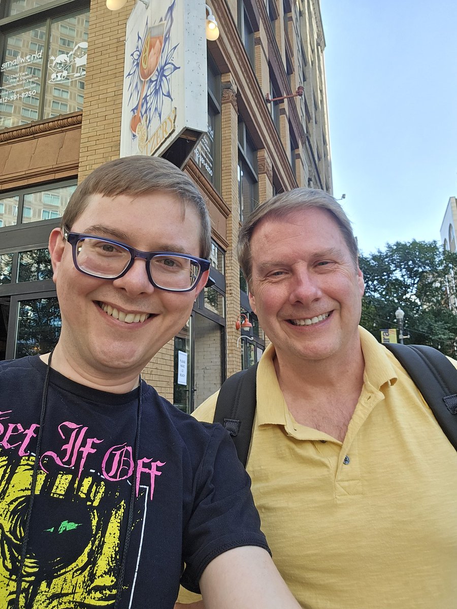 RussetSky's tweet photo. I'm having a blast at StokerCon 2026 in Pittsburgh! So many friends new &amp; old who love horror and storytelling. I found my people! The panels are enlightening, and the Final Frame film festival was a special highlight. Just a few pics from my adventures so far. #author #horror https://t.co/czPnhpcG5h