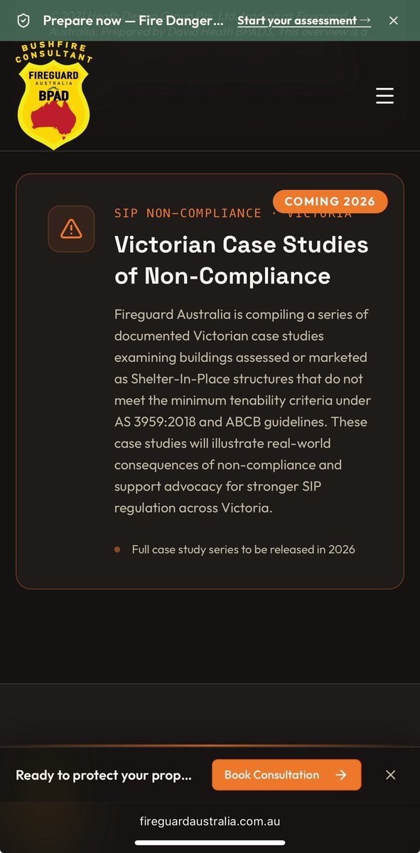 bushfirereports's tweet photo. We are logging our projects geographically, pin pointing Shelter-In-Place Schools, AgedCare, EarlyLearning non-compliance

Plus bringing attention to areas across Victoria of general non-compliance in relation to prioritising the protection of human life v “Sustainability” 🚨🔥 https://t.co/RVIWuqgppv