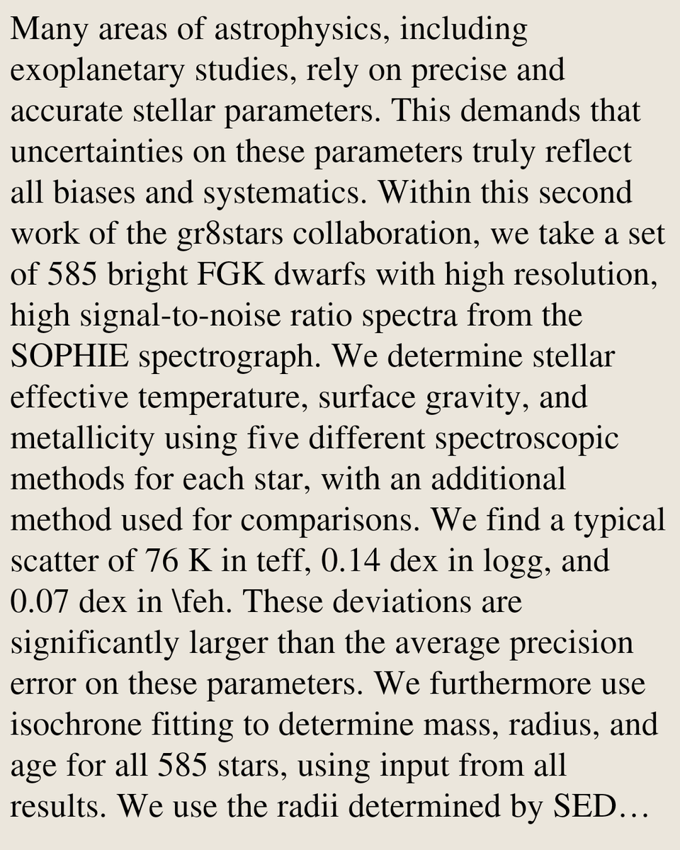 VTWV's tweet photo. gr8stars II: judgement day for spectroscopic parameter model systematics

Alix Violet Freckelton, Annelies Mortier, Megan Bedell, Michael Cretignier, Jared R. Kolecki, Andreas J. Korn, …
https://t.co/XqxHh16c6Y [𝚊𝚜𝚝𝚛𝚘-𝚙𝚑.𝚂𝚁 𝚊𝚜𝚝𝚛𝚘-𝚙𝚑.𝙴𝙿 𝚊𝚜𝚝𝚛𝚘-𝚙𝚑.𝙸𝙼] https://t.co/6UoUSyGDuz