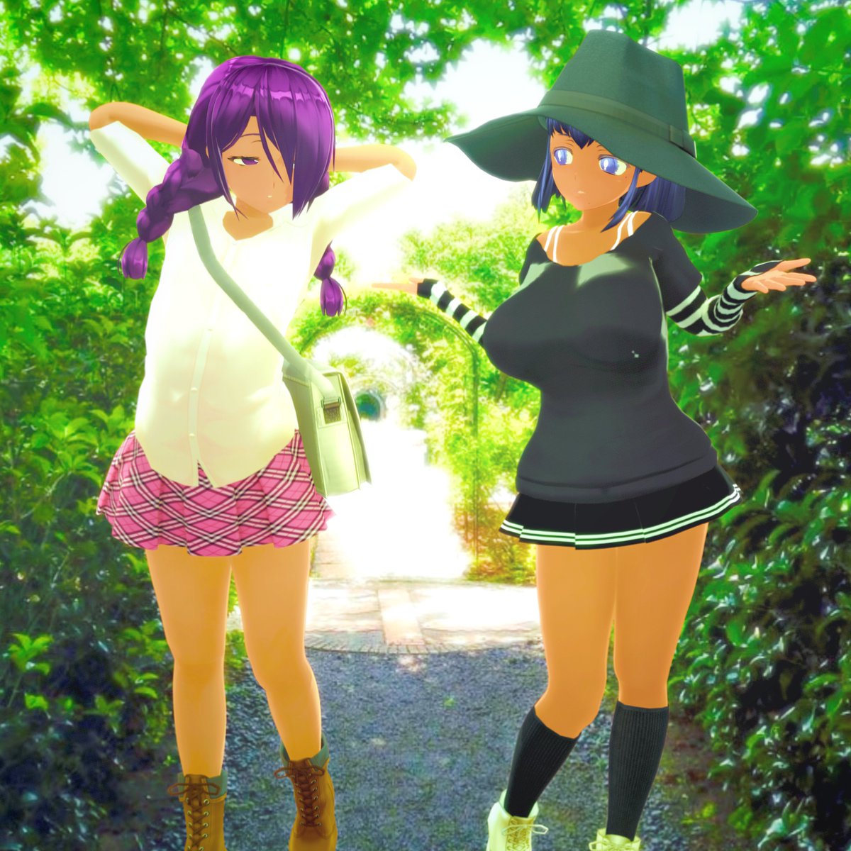 ohehas's tweet photo. 木蔭路少々

#COM3D2 #褐色
https://t.co/mZluH7b2r7 https://t.co/GV03Md3SnX