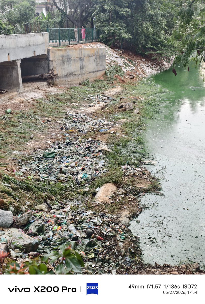 BanglorianFan's tweet photo. 🚨 Garbage continues to enter Nallurhalli Lake, Sheelavantha kere lake,Whitefield. No cleanup or preventive action has been taken. Turtles and other wildlife are being affected.
@bbmpcommr @BBMPofficial @GBA_office
#NallurhalliLake
#SaveOurLakes #Bengaluru #saveanimals https://t.co/l8Ztodb8hU