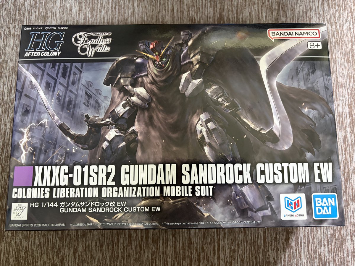 SheelaFF14's tweet photo. ガンダムサンドロック改EW版買えた( *´꒳`*)੭⁾⁾
#ガンダムサンドロック改EW https://t.co/uPH7DufGa7