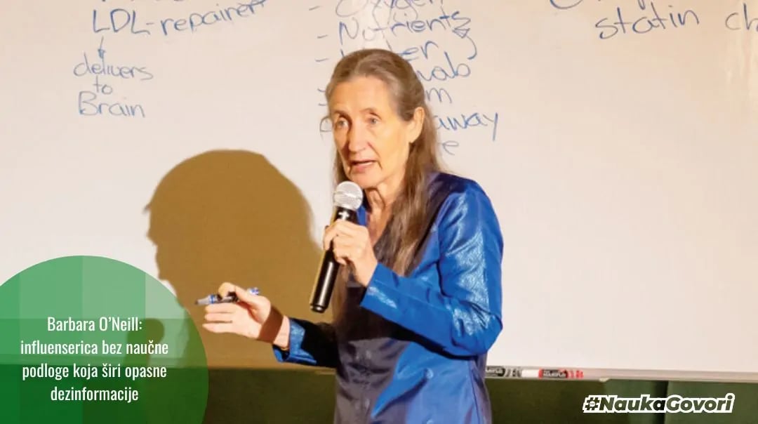 FrontalPortal's tweet photo. Australska naturopatkinja Barbara o'Neill: promocija opasnih savjeta i pseudonauke te šarlatanstva 

Nedavno je u Srbiji i Hrvatskoj javna predavanja držala australska praktikantkinja alternativne medicine, naturopatije, Barbara O'Neill. Mnoge tvrdnje...

https://t.co/8oRzcsceGi https://t.co/zc2X4A1zEB