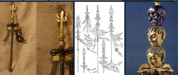 andreas_nigbur's tweet photo. Khathvanga is translated from Sanskrit as limb or foot. This instrument is depicted in Hinduism and Buddhism as a staff, mace, or walking stick. Originally a weapon, it later became a ritual symbol of the gods. It is one of the most complex instruments in Vajrayana Buddhism.

*
Attributes of Buddhas...

A magic wand?))

Photo 9 - An interesting device; it even has a three-tiered indicator. Touching the bottom one causes a tremor, touching the middle one, and touching the third one goes directly to the ancestors!

Iron Khatvanga for Tibetan Buddhist | Sacred Vajrayana Ritual Staff
👇
https://t.co/JMUEBCA4Pm