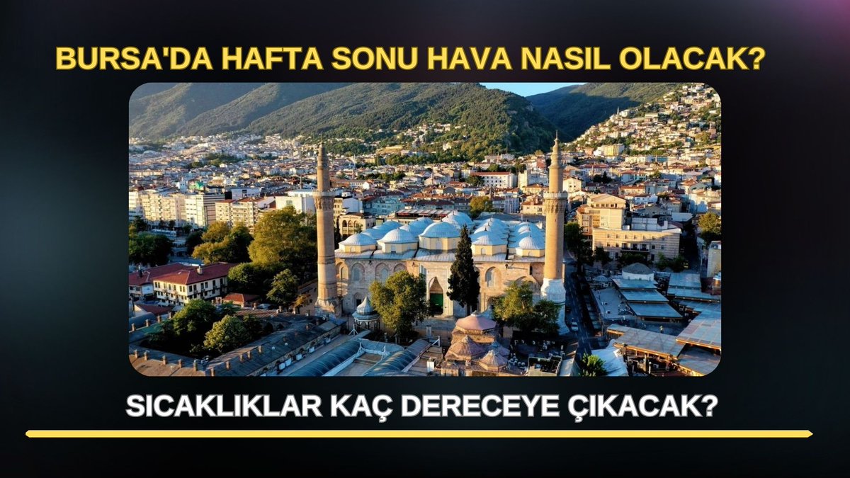 Mektvtr's tweet photo. #sondakika | Bursa'da hafta sonu hava nasıl olacak? Sıcaklıklar kaç dereceye çıkacak?

https://t.co/EeVifcRO8e

#bursa #havadurumu https://t.co/hJpWXRe8zK