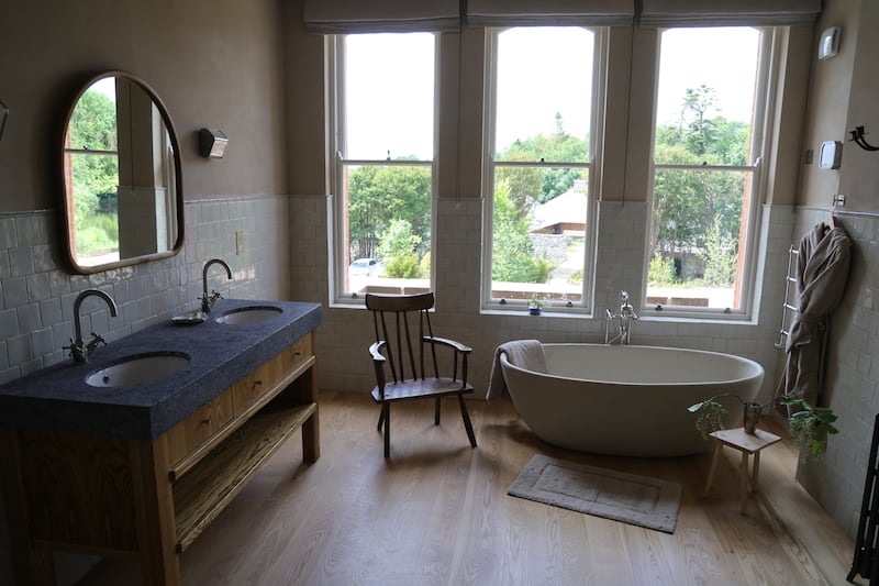 PLACEengage's tweet photo. First look: Cúan Greene’s hotly anticipated high-end restaurant and guest house in Co Laois — With funding from Stripe co-founder John Collison, among others, Ómós will open in July following careful restoration of a Victorian house outside Abbeyleix
 https://t.co/kIstz9VuRu https://t.co/ZyJPe0sSfq