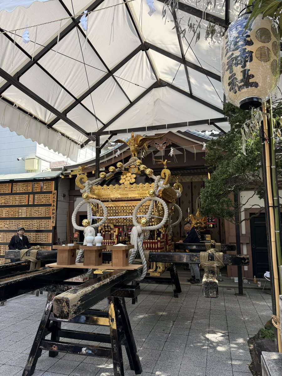ss_falcon's tweet photo. 鳥越祭 https://t.co/rqhibiRJQ8