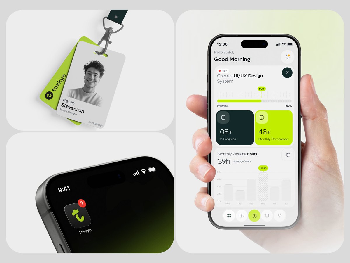 uxTalukdar's tweet photo. 🚀 Designed an AI-Powered Task Management App

Helping teams organize work, prioritize tasks, and track progress without adding complexity.

✨ AI Task Prioritization
#UIDesign #UXDesign #AI #TaskManagement #ProductivityApp #MobileAppDesign #ProductDesign #SaaS #Startup #Figma https://t.co/8wNbUgzQ5S