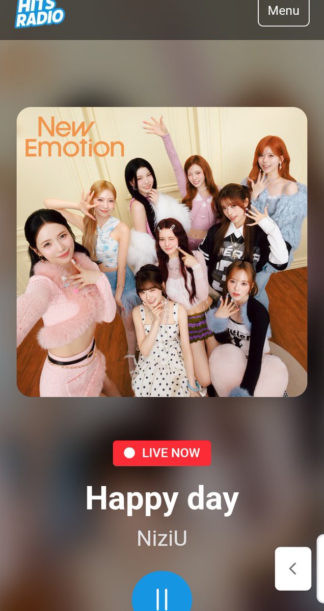 Nx2Mj's tweet photo. Hits Radio Canada 🇨🇦
#GlobalPopFrenzy
@HitsRadioCanada
#Happy_day
#NiziU @NiziU__official
🎉 I'm so happy to hear NiziU's "Happy Day," which I requested to celebrate your birthday! 🌈✨
Your show always brightens my day and gives me so much positive energy. 🫶💖
Thank you, and I hope you'll keep sharing your amazing playlists! 🎶🎧