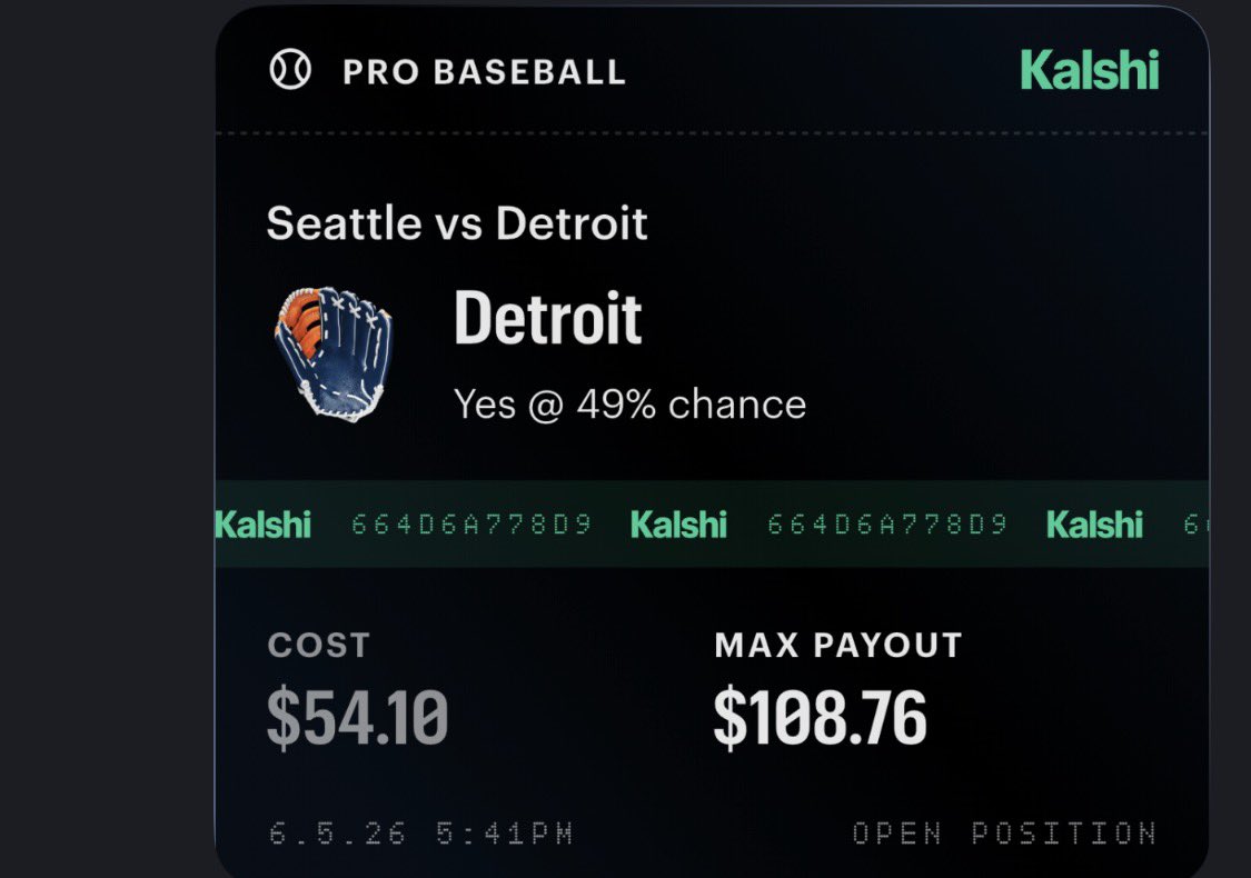 TTGPICKS's tweet photo. Detroit Tigers ML ✅

vs Seattle Mariners https://t.co/kJjPoQ9BEF
