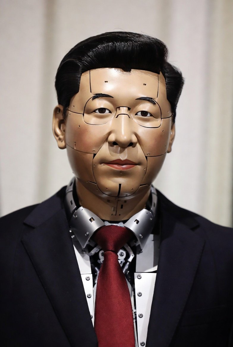 Ar3Just's tweet photo. @teslaflexx Robot Xi? https://t.co/EQ7SwOVHJ3