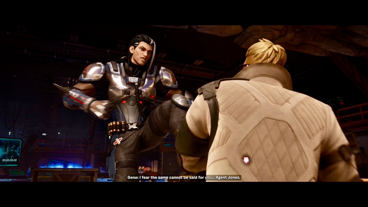ComftyChaos's tweet photo. Can we talk about Jonesy for a sec?! The writers did him dirty!
What do you mean he gets shot?!?

Prediction: 
The Foundation is Frozen (not gone), and Jonesy is hurt, and maybe lost…(not gone)

What if?…

#Fortnite https://t.co/rgmJqL2pGS