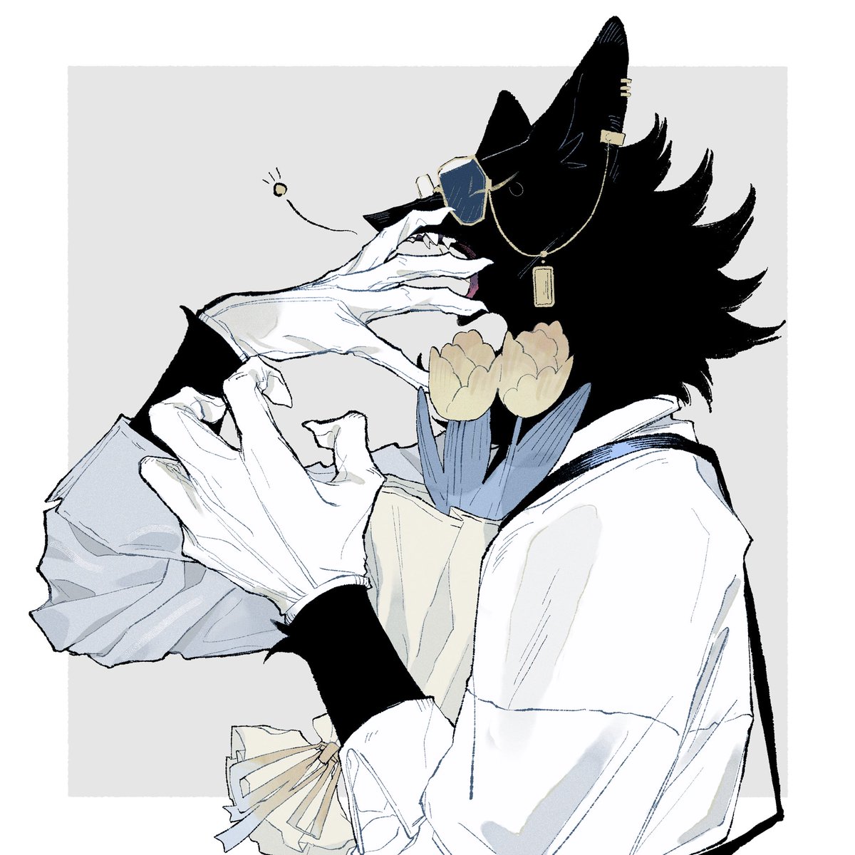 aburagura's tweet photo. データ残ってた過去絵　左向き🤔 https://t.co/wAwqF68ObP