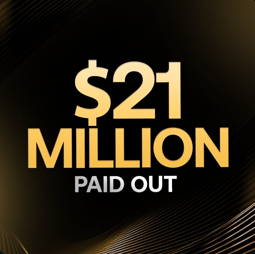 Mjinvisible's tweet photo. Congratulations to @Goatfunded,@EdwardXLreal for achieving a whooping $21 Million in trader payouts. #GFT pays. https://t.co/dcMmsHmkvu