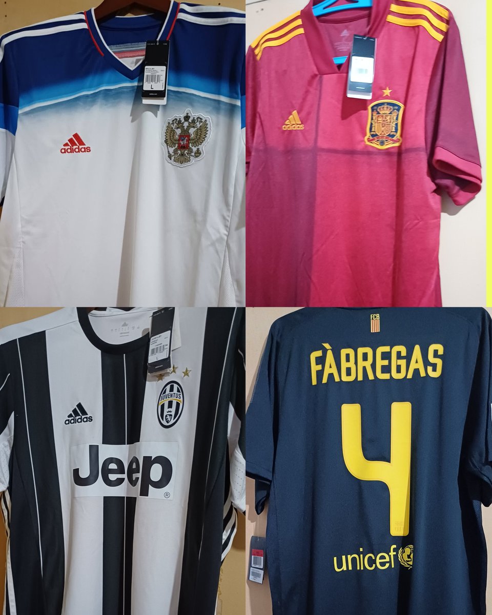 manchureds32's tweet photo. @Jerseyforum ngelapak Oom,
#Jersey4sale
Spain L 600 rb
Barca Fabregas nns ori L BNWT 1.25 jt
Rusia Away L BNWT 500 rb
Juventus L BNWT 600 rb
England P2R  XL BNWT 800 rb
Arsenal Biru L BNWT 700 rb
Madrid Merah L BNWT 600 rb
Arsenal Black XL BNWT 700 rb
DM / WA 08172328000 https://t.co/NookuiwHsU