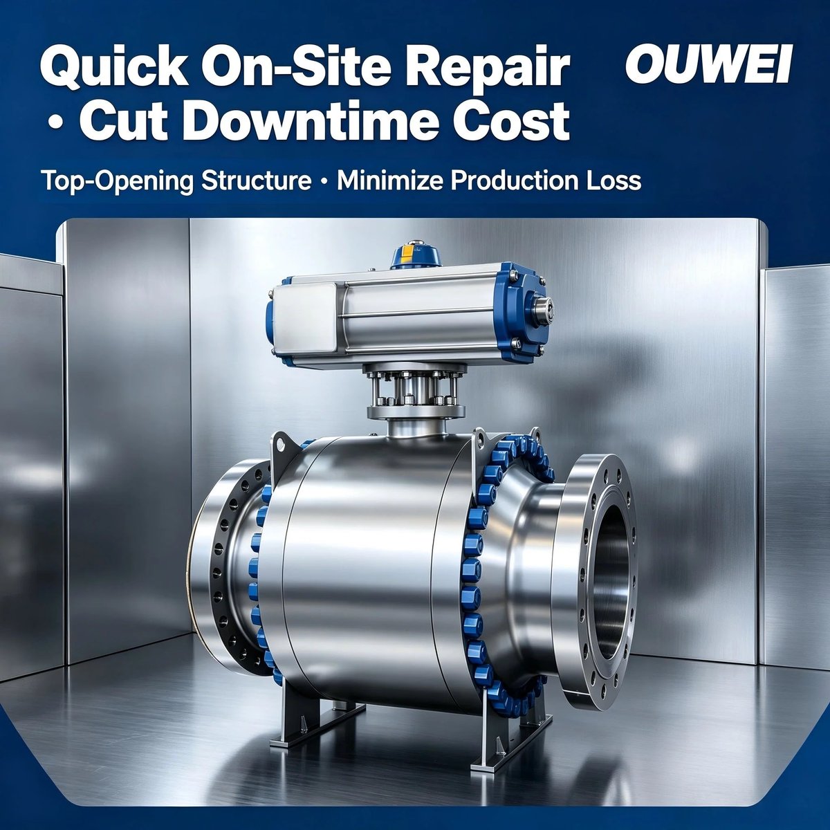 OUWEIValve's tweet photo. Fast Maintenance Design Makes OUWEI Top Entry Ball Valve Reduce Operation Downtime
OUWEI top maintenance structure avoids pipeline disassembly, greatly shortening industrial equipment downtime.#OUWEI #QuickMaintenanceValve #TopEntryBallValve #PipelineOperation https://t.co/sHFbPCjuvD