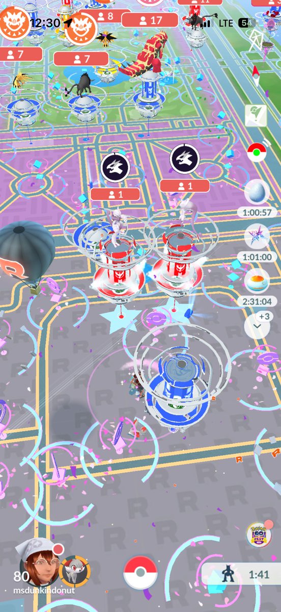 msdunkindonut's tweet photo. Day 2📍
• 82 raids
• 46 shinies✨ (Valor Hat pika from research encounter!)
• Shlundo Buzzwole!!!!!!
• Mega Mewtwo X &amp; Y raids ✅
• Went to the Fossil Museum Exhibit &amp; got my itty bitty pika keychain https://t.co/QEjaRX6Aqa