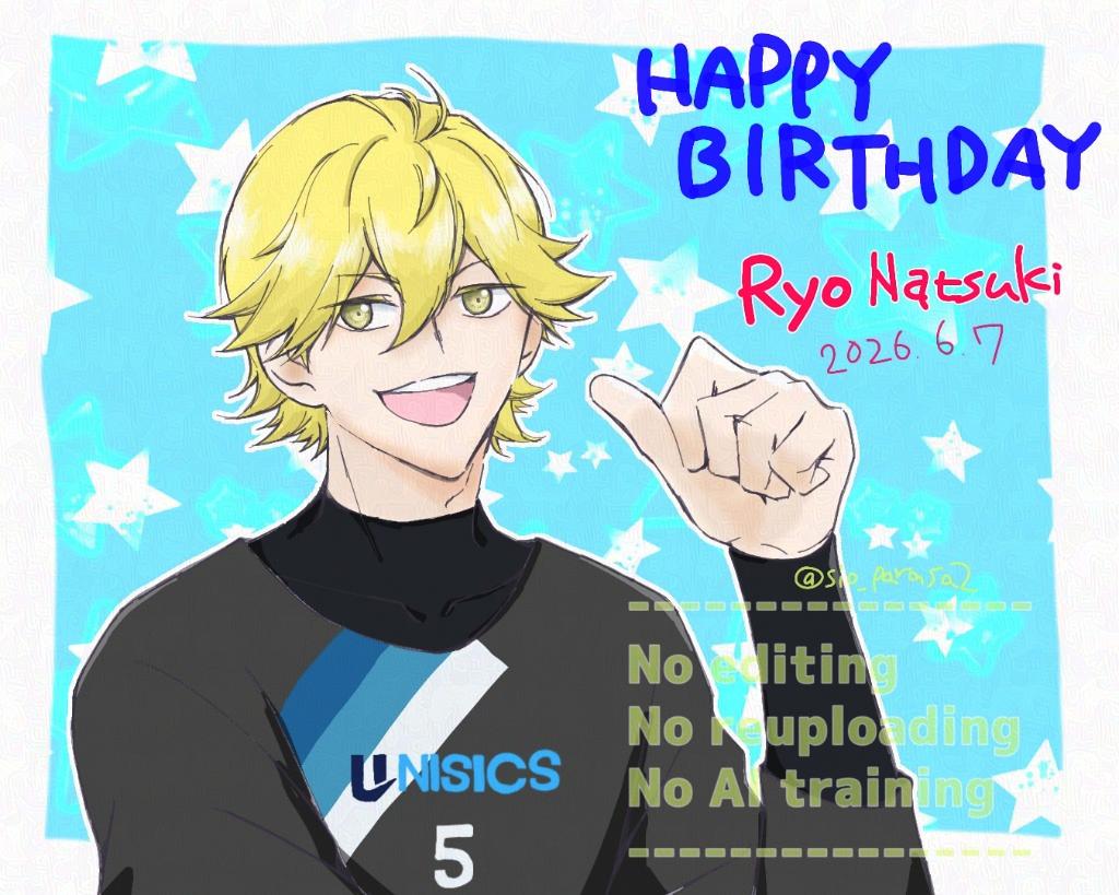 sio_parasa2's tweet photo. 👔🏸陵ちん誕生日おめー💙🩵︎🤍︎ https://t.co/dCGqzdew3q