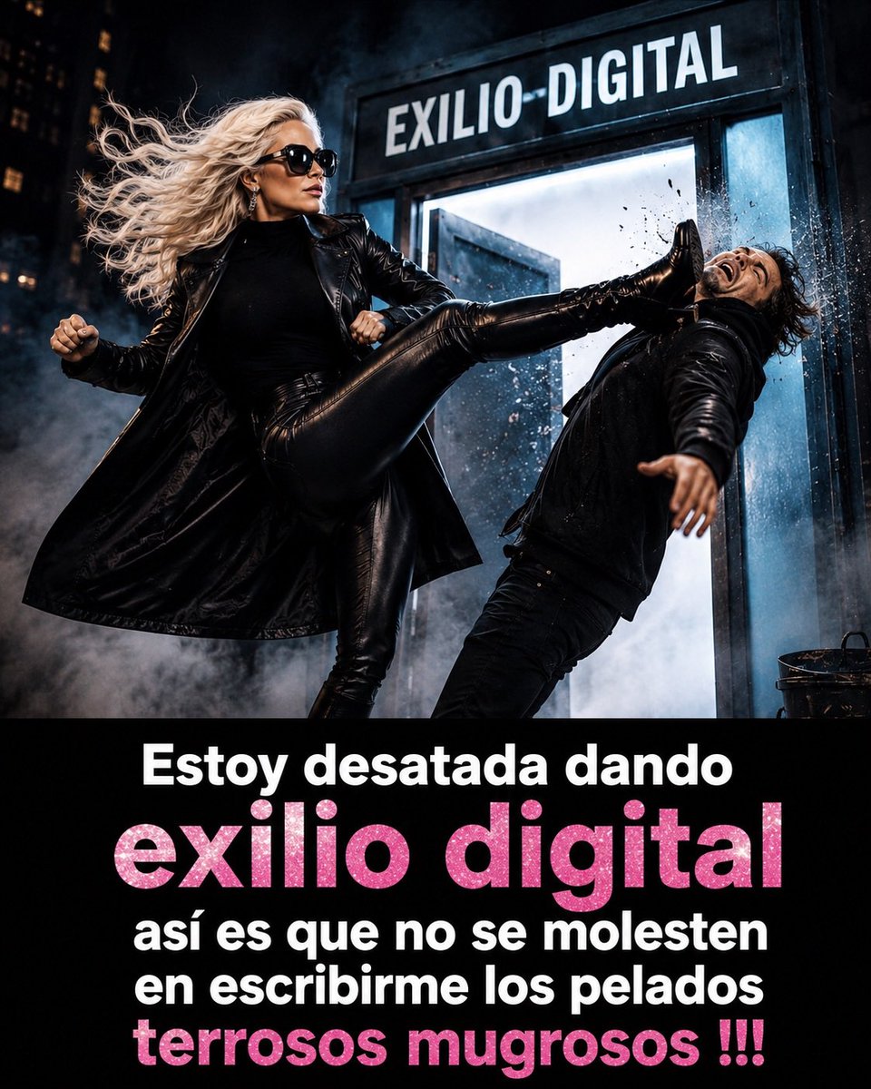LAURAZAPATAM's tweet photo. No olviden que cuento con mi #ExilioDigital no quiero leer estupideces !!! https://t.co/jDxi4AZNco