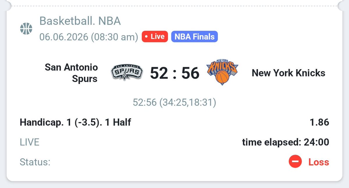 Sherlon69's tweet photo. @DailyCFBCBB Spurs up by 12 early in 2Q, then we got torched. https://t.co/jrhXiEylhO
