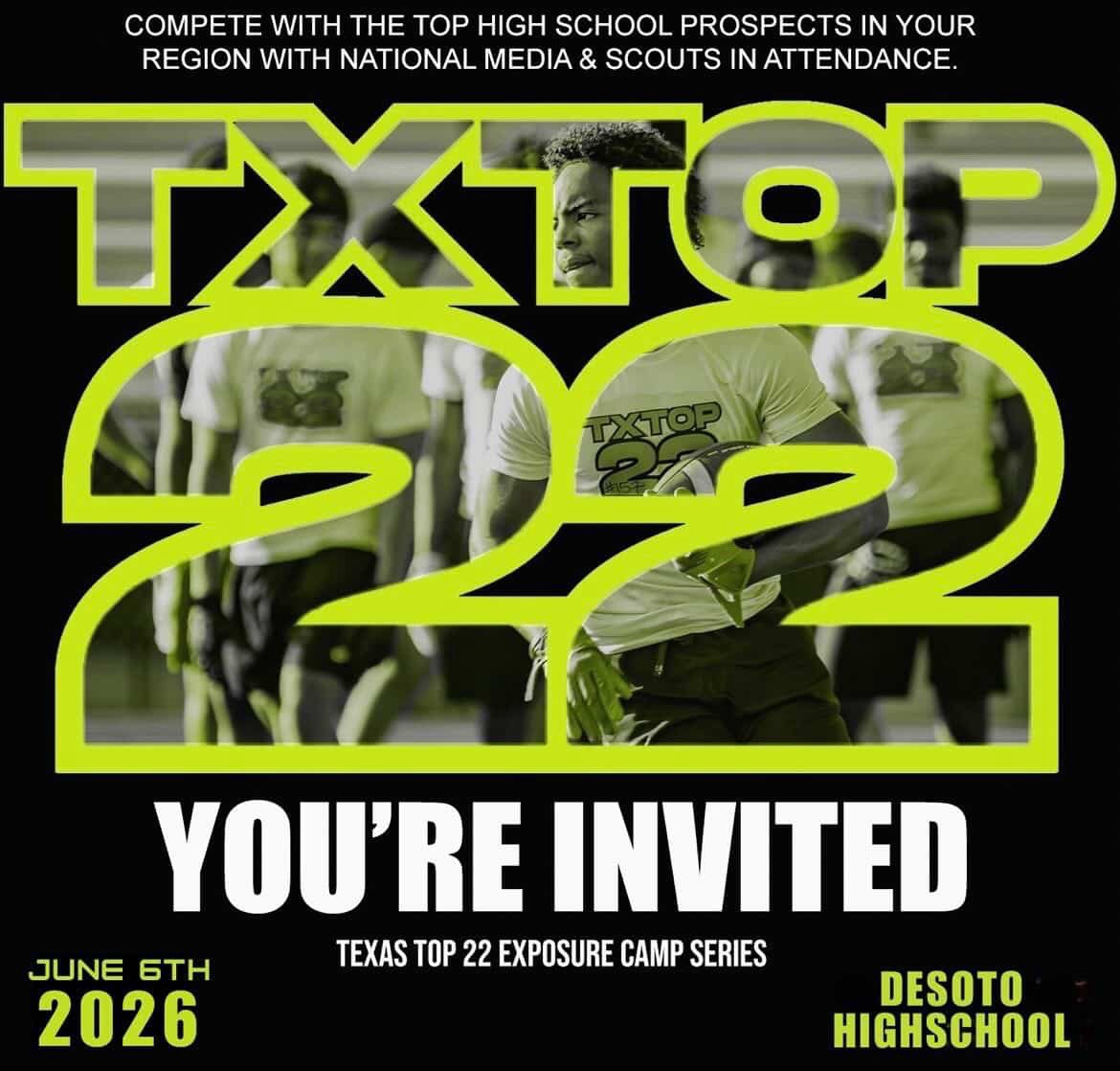 EthanJSmithQB's tweet photo. I will be attending @txtop22 tomorrow! looking forward to competing!! @nsmesports @CalvinLDavis3 @Marchen44 @Coast2Coasttc @QBHitList @QBUniverseQBU @PrepRedzoneTX @quarterbackmag @QBCoachDKing https://t.co/SroiAMswn7
