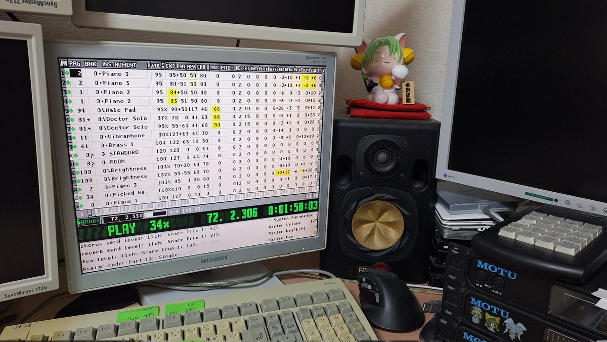 DTMHALL_F's tweet photo. DTMの館F第4回のテーマは
「初期GS音源で遊ぼう」ですので
演奏データの確認にnplay55が使えます(嬉)
令和の「可視化ツールで業務効率化」は30年前に既に実現していたんですよね…

2026年6月13日(土)13:00よりライブ配信開始
配信URLは近日中に本アカウントで告知します！(ゆ)

#Roland
#SC55
#PC98 https://t.co/oCtlNXqfmT