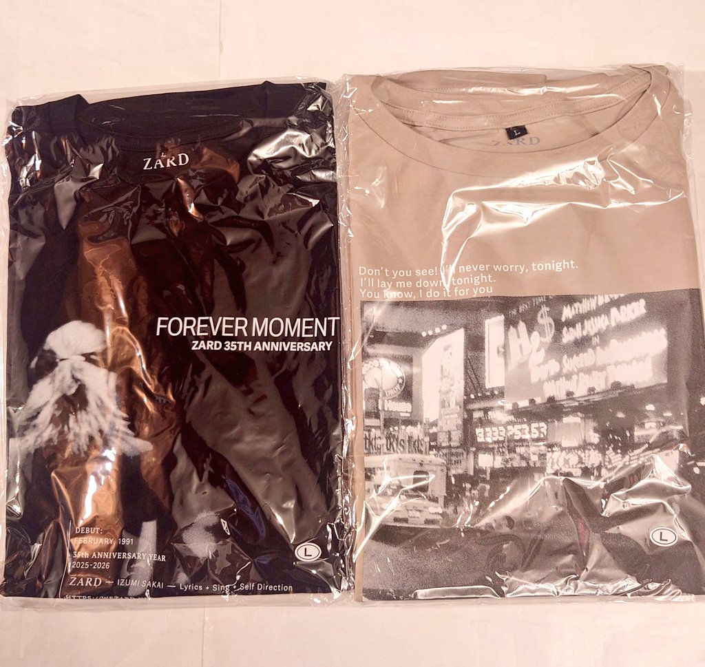 ZARD ロングスリーブTシャツ おはよう御座います☀昨日仕事から帰宅🏡したらZARDライブ🎵で売り切れ