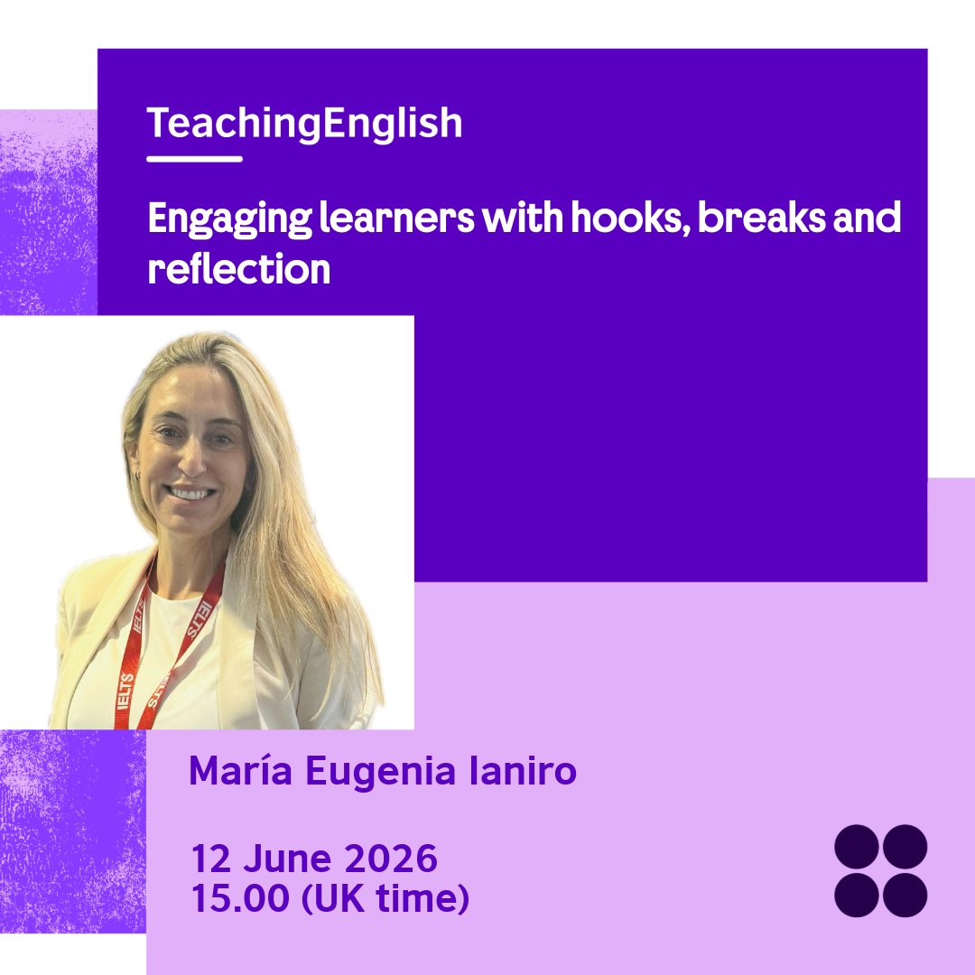phBritish's tweet photo. Join us on 12 June 2026 for two practical, inspiring webinars on maximising focus, motivation and learning in large classes.
You can watch the event live on Facebook or YouTube, or register to join on Zoom.
🗓️ Date: 12 June 2026
15.00 UK time
👉 https://t.co/Ii4GY5Xt5T https://t.co/HYgWBZg4OM