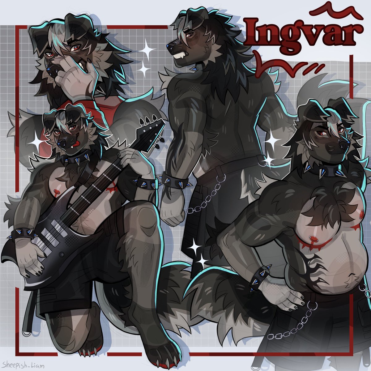 Sheepish_Liam's tweet photo. Finished sketchpage comm 🩸 https://t.co/UKYH913lRO