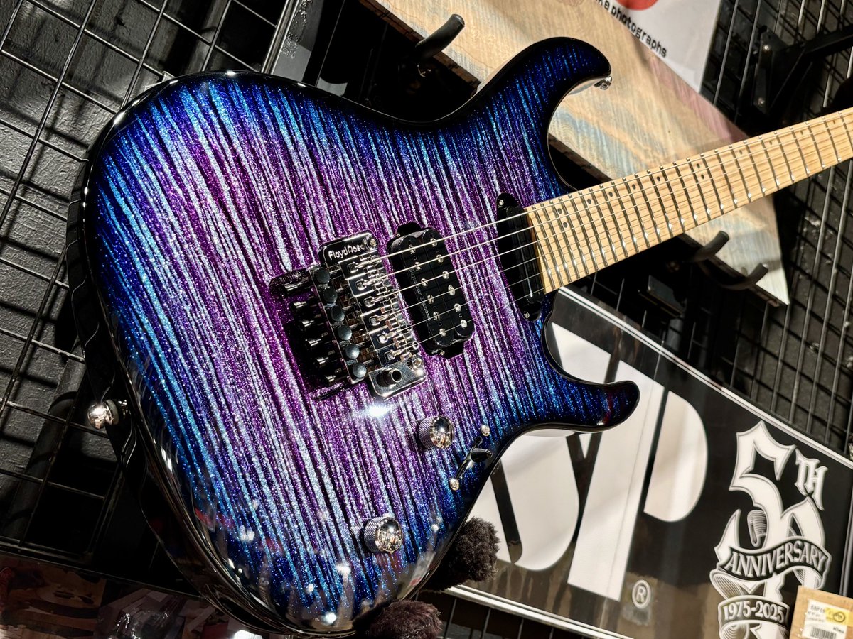 bbsendai's tweet photo. 💫入荷情報💫

ESP / MAVERICK/M
#GlitterstormViolet

スケールやボディ材の変更を経て
更にパワーアップした
MAVERICKが入荷致しました🎉

なんと‼️通常ではカラーラインナップに無い
Glitter Storm Violetです✨

特別な一本を是非店頭でお試しください🔥 https://t.co/MBtnxZfLSi