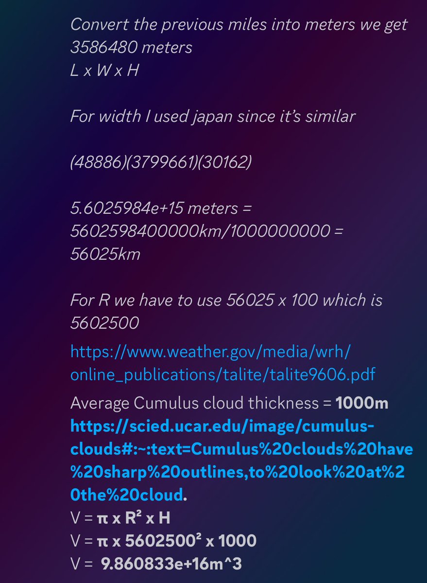 Reojinn's tweet photo. I stated that a large and abnormal cloud that is reinforced by mana, since we know ALL things in black clover has mana, it would be planetary if we do the math. And equate japan to hino. Especially since their depiction is 1:1. 

Mind you once again I HAVE THE MATH! https://t.co/YyDVS14wF6